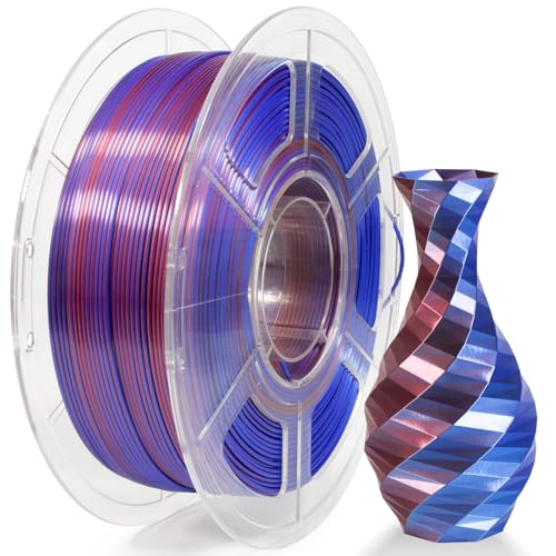 Isanmate PLA Filament Silk Dual-Colour 3d Drucker Filament 1.75MM 1 kg 3D Printer Filament Dimensional Accuracy +/-0.02 mm,Blue Red Isanmate PLA Filament Silk Dual-Colour 3d Drucker Filament 1.75MM 1 kg 3D Printer Filament Dimensional Accuracy +/-0.02 mm,Blue Red von iSANMATE