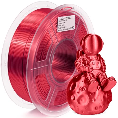 Isanmate PLA Filament Silk Shiny Mental-Like 3d Drucker Filament 1.75MM 1 kg 3D Printer Filament Dimensional Accuracy +/-0.02 mm,Red Isanmate PLA Filament Silk Shiny Mental-Like 3d Drucker Filament 1.75MM 1 kg 3D Printer Filament Dimensional Accuracy +/-0.02 mm,Red von iSANMATE