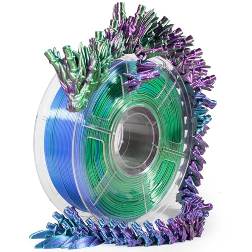 Isanmate PLA Filament Silk Tri-Colour 3d Drucker Filament 1.75MM 1 kg 3D Printer Filament Dimensional Accuracy +/-0.04 mm,Purple Green Blue Isanmate PLA Filament Silk Tri-Colour 3d Drucker Filament 1.75MM 1 kg 3D Printer Filament Dimensional Accuracy +/-0.04 mm,Purple Green Blue von iSANMATE