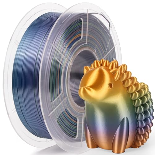 Isanmate Silk PLA Multicoloured Rainbow Filament 3d Drucker Filament 1.75MM 1 kg 3D Printer Dimensional Accuracy +/-0.02 mm,Copper Purple Blue Orange Isanmate Silk PLA Multicoloured Rainbow Filament 3d Drucker Filament 1.75MM 1 kg 3D Printer Dimensional Accuracy +/-0.02 mm,Copper Purple Blue Orange von iSANMATE