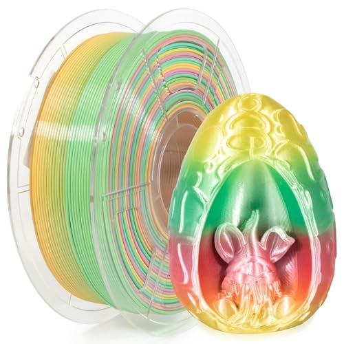 Isanmate Rainbow Filament Silk PLA Multicoloured 3d Drucker Filament 1.75MM 1 kg 3D Printer Dimensional Accuracy +/-0.02 mm,Yellow Green Red Orange Isanmate Rainbow Filament Silk PLA Multicoloured 3d Drucker Filament 1.75MM 1 kg 3D Printer Dimensional Accuracy +/-0.02 mm,Yellow Green Red Orange von iSANMATE