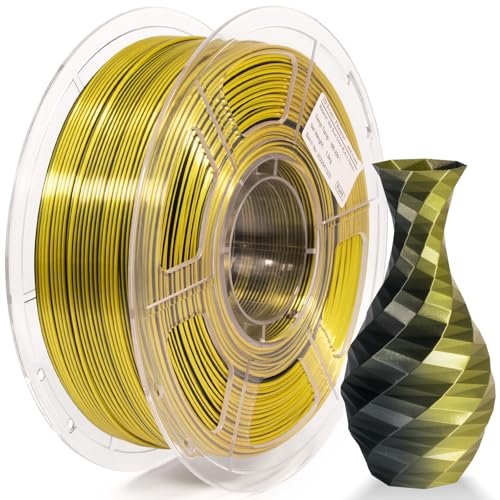 Isanmate Silk PLA Filament Dual-Colour 3d Drucker Filament 1.75MM 1 kg 3D Printer Filament Dimensional Accuracy +/-0.02 mm,Gold Black Isanmate Silk PLA Filament Dual-Colour 3d Drucker Filament 1.75MM 1 kg 3D Printer Filament Dimensional Accuracy +/-0.02 mm,Gold Black von iSANMATE