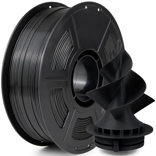 iSANMATE Schwarz ASA Filament 1.75mm, Premium Anti-UV Wetterbeständiges 3D Drucker Filament für Outdoor, Maßgenauigkeit +/- 0.02mm, 1KG Spule ASA Filament für 3D Drucker, Schwarz von iSANMATE