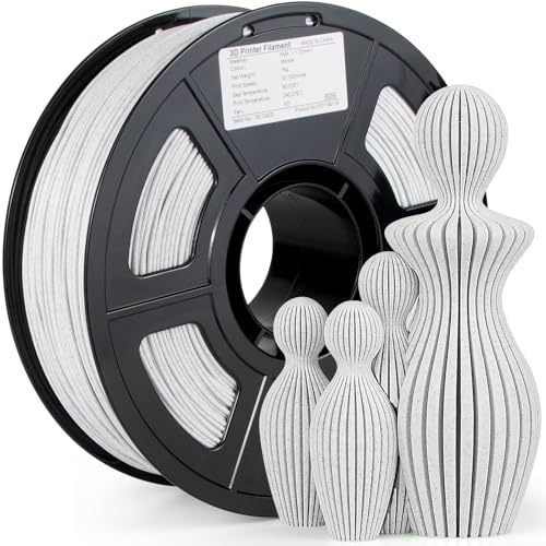 iSANMATE ASA Marmor Filament 1.75mm, Premium Anti-UV Wetterbeständiges 3D Drucker Filament für Outdoor, Maßgenauigkeit +/- 0.03mm, 1KG Spule ASA Marble Filament für 3D Drucker von iSANMATE