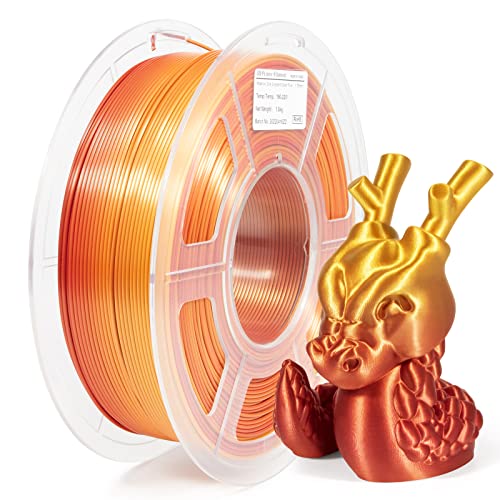 iSANMATE Gradient Silk PLA, Gold Rot, Seide Gradient PLA Filament 1.75mm, Silk filament 1.75 PLA, 3D Drucker Filament 1kg Spule +/- 0,03 mm, Gradient Color PLA Filament iSANMATE Gradient Silk PLA, Gold Rot, Seide Gradient PLA Filament 1.75mm, Silk filament 1.75 PLA, 3D Drucker Filament 1kg Spule +/- 0,03 mm, Gradient Color PLA Filament von iSANMATE