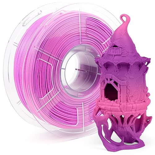 iSANMATE PLA+ Filament 1.75mm, Matt Rosa Violett PLA Plus Filament 1.75, Zähes PLA Plus 3D Drucker Filament, Maßgenauigkeit +/- 0.02mm, 1 kg Spule von iSANMATE