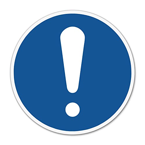 Aufkleber Allgemeines Gebotszeichen Ø 20 cm ISO 7010 M001 Gebotszeichen hin725 Aufkleber Allgemeines Gebotszeichen Ø 20 cm ISO 7010 M001 Gebotszeichen hin725 von iSecur