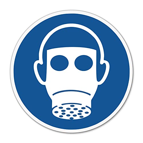 Aufkleber Atemschutz benutzen - Ø 20 cm ISO 7010 M017 - Gebotszeichen - hin757 Aufkleber Atemschutz benutzen - Ø 20 cm ISO 7010 M017 - Gebotszeichen - hin757 von iSecur