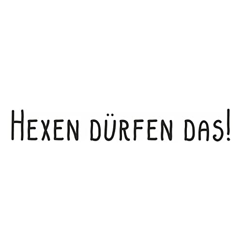 Auto-Aufkleber Schriftzug: Hexen dürfen das I 42 x 6,3 cm I Fahrzeug-Aufkleber I Auto Sticker I Wohnmobil I LKW-Aufkleber I Halloween I lustiger Spruch I kfz704 Auto-Aufkleber Schriftzug: Hexen dürfen das I 42 x 6,3 cm I Fahrzeug-Aufkleber I Auto Sticker I Wohnmobil I LKW-Aufkleber I Halloween I lustiger Spruch I kfz704 von iSecur