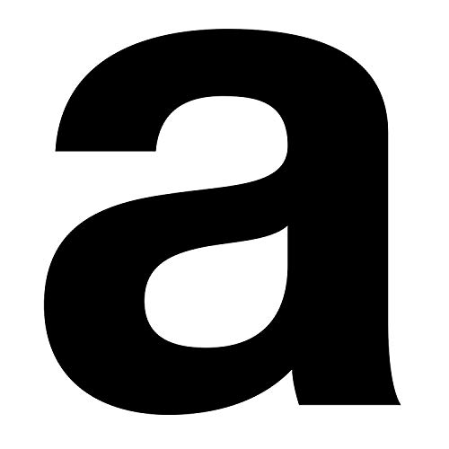 Buchstaben-Aufkleber -a- in schwarz I Höhe 10 cm I selbstklebende Haus-Nummer, Ziffer zum Aufkleben für Außen, Briefkasten, Tür I wetterfest I kfz673a Buchstaben-Aufkleber -a- in schwarz I Höhe 10 cm I selbstklebende Haus-Nummer, Ziffer zum Aufkleben für Außen, Briefkasten, Tür I wetterfest I kfz673a von iSecur