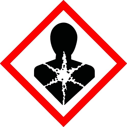 Gefahrstoffaufkleber GHS08: Gesundheitsschädlich I 7 x7 cm I Gefahrstoff-symbol, GHS-Kennzeichnung, Achtung, Warnung, Vorsicht, als Hinweis I hin_560 von iSecur