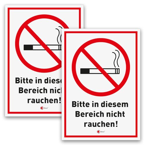iSecur 2 Rauchverbot Aufkleber "nicht rauchen" I Nichtraucher I Warnhinweis I 21 x 14,8 cm I UV-Schutz I wetterfest I hin829 iSecur 2 Rauchverbot Aufkleber "nicht rauchen" I Nichtraucher I Warnhinweis I 21 x 14,8 cm I UV-Schutz I wetterfest I hin829 von iSecur