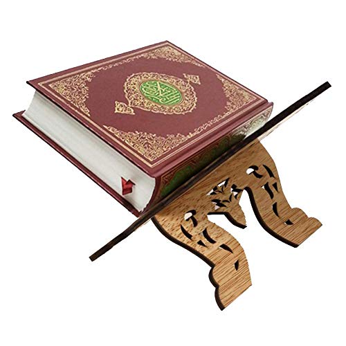 iShine Kuran Ständer Koran Bücherregal aus Holz Heilige Buch Ständer Eid al-Fitr für islamische Muslim-20cmx29cm von iShine_Wanddeko