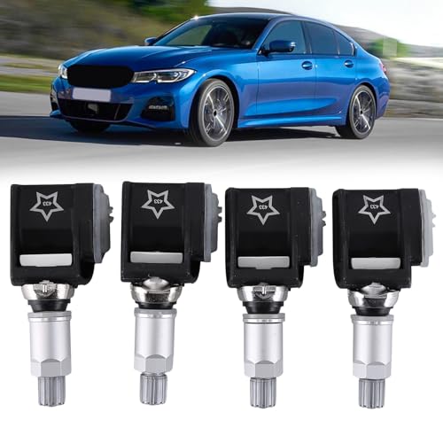 4 Stück 36106872774 RDKS Reifendrucksensoren Kompatibel für BMW 3er G20 G21 5er G30 G31 TPMS Sensor 36106872774 Reifendruckkontrollsensor Reifendruckkontrollsystem passend für 3er G20 G21 5er von iSpchen