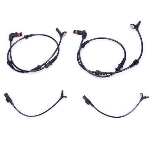 ABS Raddrehzahlsensor 1645400717 1645400917 4 Stück vorne hinten Auto Raddrehzahlsensor für Mercedes-Benz GL320 GL350 GL450 GL550 ML350 ML320 ML450 ML500 ML550 ML63 R320 R350 R500. R63 von iSpchen