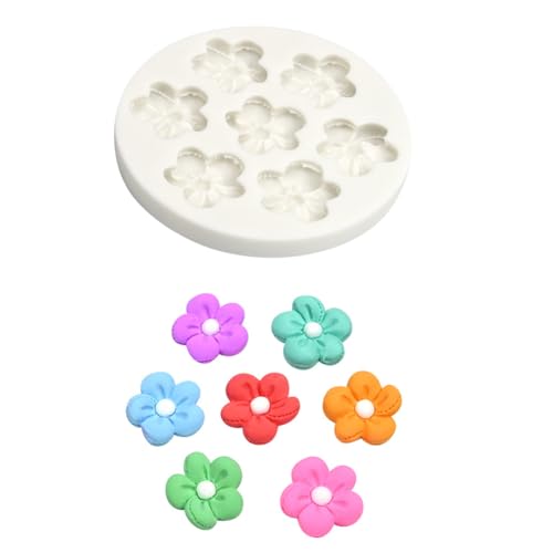 Blumen Silikon Backform Blumen Form Silikon Kuchen Fondant Schokoladenformen Blumen Fondantformen Fondant Dekor Gießform 3d Backform Kuchen Dekorieren für Schokolade Kuchen Seife Fudge Gelee von iSpchen