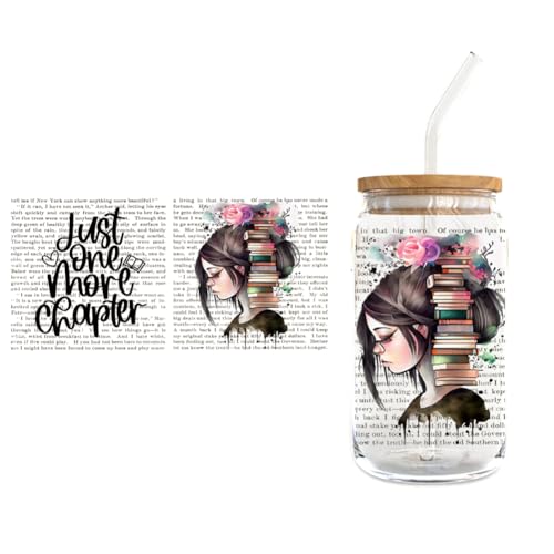 UV DTF Tasse Transfer Aufkleber, Rub on Sticker Aesthetic Glas Tassen Wasserfeste Aufkleber Rub on Transferaufkleber Tasse Wickeln Rub on Transfers Sticker Papier Becher Stickers von iSpchen