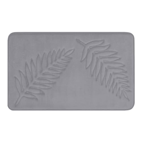 iSpchen,Duschmatte Wasseraufsaugender Memory-Schaum Badematte Weicher Flanell Essbereich Teppich 50x80cm #08 von iSpchen