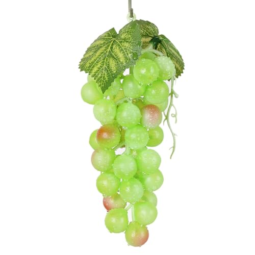 iSpchen 1 Schnur Künstliche Frucht Traube Simulation Kunststoff Material Weintrauben Deko Fotografie Requisite Dekor für Home Kitchen Hochzeitsfest Dekoration,#01 Grün iSpchen 1 Schnur Künstliche Frucht Traube Simulation Kunststoff Material Weintrauben Deko Fotografie Requisite Dekor für Home Kitchen Hochzeitsfest Dekoration,#01 Grün von iSpchen