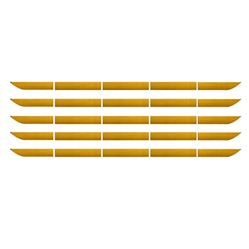 iSpchen 5 Stück Auto Reflektierende Aufkleber,300cm Hohe Sichtbarkeit Reflektoren Aufkleber Sticker Auto Körper Stoßstange Warnaufkleber Auto Sicherheitsaufkleber Streifen Sticker Set von iSpchen