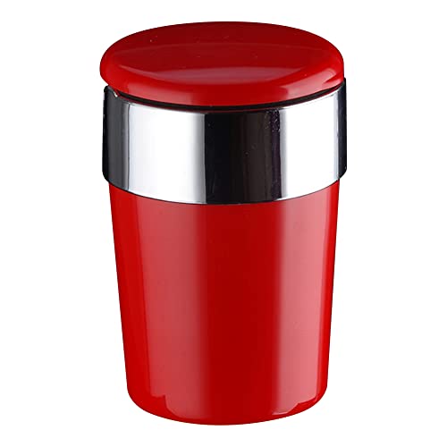 iSpchen Auto Aschenbecher mit Deckel tragbarer rauchfreier Windaschenbecher ABS Kunststoff Aschenbecher mit LED-Licht Winddichte Autoaschenbecher Mini Mülleimer für Büro,Auto,Zuhause von iSpchen