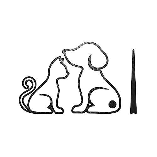 iSpchen Auto Wischer Aufkleber für Heckscheiben Dekorative Aufkleber niedlicher Hund und Katze reflektierende Aufkleber Auto Scheibenwischer Sticker für Autofenster,Stoßstangen Aufkleber von iSpchen