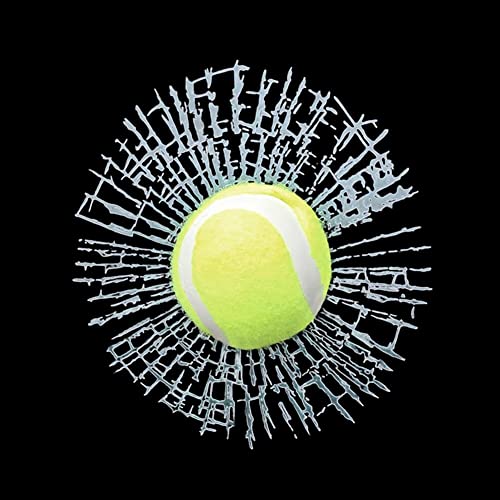 iSpchen Autoaufkleber 3D-Ball Sticker Auto Fenster Windschutzscheiben Aufkleber kratzfeste Aufkleber wasserdicht Körper aufkleber kreative Autoglas Dekorations aufkleber,grünes Tennis von iSpchen