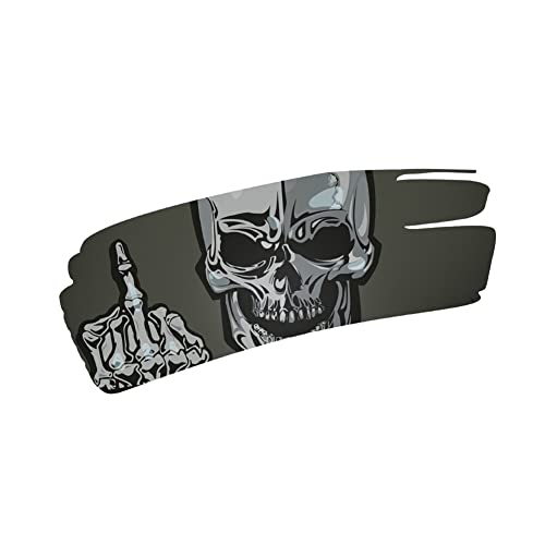 iSpchen Autoaufkleber Halloween Horror Teufel Schädel Aufkleber 3D Skull realistische Totenkopf Aufkleber Autofenster Heckscheibe Aufkleber Karosserie Stoßstange Styling Dekoration Sticker von iSpchen