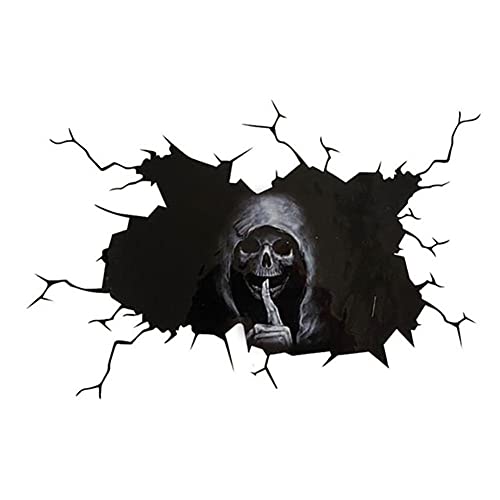 iSpchen Halloween Blutige Aufkleber Horror Totenkopf Autoaufkleber Realistisch Fensteraufkleber Skull Teufel Aufkleber Auto Styling Heckscheibe Aufkleber für Halloween Party Dekoration Sticker von iSpchen