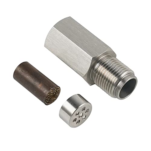 iSpchen Sauerstoffsensor Adapter Edelstahl Oxygen Sensor Extender Spacer Adapter M18x1,5 Universal Lambdasonde Adapter O2-Sauerstoffsensor Abstandshalter Verlängerungs für Abgassysteme von iSpchen