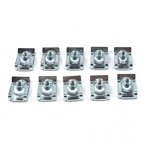 iSpchen U-Typ Mutter Clip Gewinde Clip Mutter Set 10 Stück M5 Blechmuttern Schnappmutter Set Edelstahl Befestigungsclips Auto Befestigung Clips Muttern Sortiment iSpchen U-Typ Mutter Clip Gewinde Clip Mutter Set 10 Stück M5 Blechmuttern Schnappmutter Set Edelstahl Befestigungsclips Auto Befestigung Clips Muttern Sortiment von iSpchen