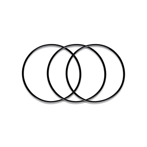 iSpring 25,4 cm Wasserfiltergehäuse O-Ring 3er Set #ORFx3, Schwarz von iSpring