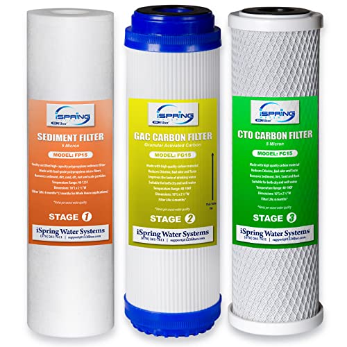 iSpring F3 6 Monate Umkehrosmose Filter für Standard Umkehrosmose RO Systeme iSpring F3 6 Monate Umkehrosmose Filter für Standard Umkehrosmose RO Systeme von iSpring