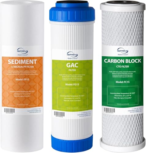 iSpring F3 6 Monate Umkehrosmose Filter für Standard Umkehrosmose RO Systeme von iSpring