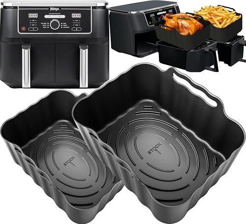 AF400EU Große Silikon-Luftfritteuseneinlagen speziell für alle 9-Liter-Luftfritteusen, wiederverwendbares Luftfritteusen-Zubehör für Ninja AF400 | Tower Vortex | Emtronics | Devology | AF400EU Große Silikon-Luftfritteuseneinlagen speziell für alle 9-Liter-Luftfritteusen, wiederverwendbares Luftfritteusen-Zubehör für Ninja AF400 | Tower Vortex | Emtronics | Devology | von iStock Ltd