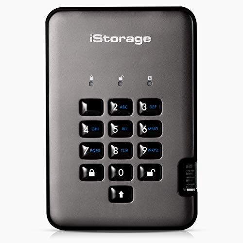iStorage diskAshur PRO2 HDD 5 TB - Sichere Festplatte - FIPS Level 2 zertifiziert - Passwortgeschützt - Staub-/wasserbeständig iStorage diskAshur PRO2 HDD 5 TB - Sichere Festplatte - FIPS Level 2 zertifiziert - Passwortgeschützt - Staub-/wasserbeständig von iStorage