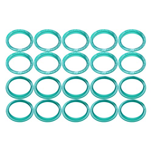 iSuperb Dichtungsring für Kaffee Kapseln Ersatz Silikonring DichtungString Set Kompatibel mit Teil der Serie Nespresso Maschine, Silicone Seal Filter Replacement Ring(20 Dichtungsring) von iSuperb