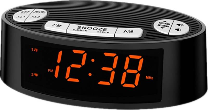 iTOMA Radiowecker Retro-Radiowecker mit Bluetooth, Dual-Alarm, FM-Radio & Dimmer Bluetooth 5.0, UKW-Radio mit 20 Speicherplätzen, Sleep-Timer iTOMA Radiowecker Retro-Radiowecker mit Bluetooth, Dual-Alarm, FM-Radio & Dimmer Bluetooth 5.0, UKW-Radio mit 20 Speicherplätzen, Sleep-Timer von iTOMA