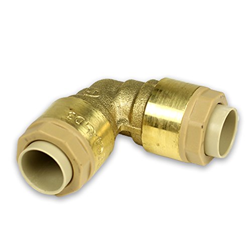 Messing Steckfitting für Kupferrohr Winkel [22 - 22mm] von Molyrrd