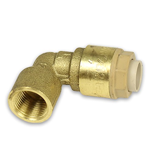 Messing Steckfitting für Kupferrohr Winkel mit Innengewinde [18mm - 1/2''] von Itap