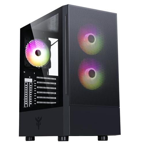 Itek Case SIISBE 3.0 – Gaming Middle Tower, 3 x 12 cm ARGB-Lüfter, USB3, Seitenwand aus Temp-Glas mit Scharnier Itek Case SIISBE 3.0 – Gaming Middle Tower, 3 x 12 cm ARGB-Lüfter, USB3, Seitenwand aus Temp-Glas mit Scharnier von iTek