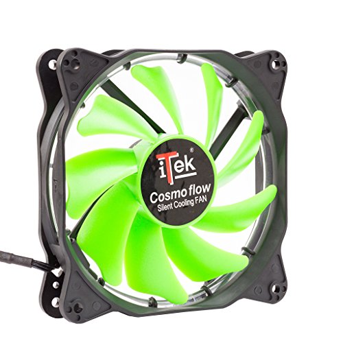 Itek Cosmo Flow Gehäuselüfter - 12 cm, LED, kreisförmig, 3+4 pin, leise von iTek