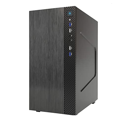 Itek SMALLCOM-B Mini Tower-Gehäuse, mATX, 2xUSB3, 2xUSB2, Brushed, schwarz, ITOCSCB122 Itek SMALLCOM-B Mini Tower-Gehäuse, mATX, 2xUSB3, 2xUSB2, Brushed, schwarz, ITOCSCB122 von iTek