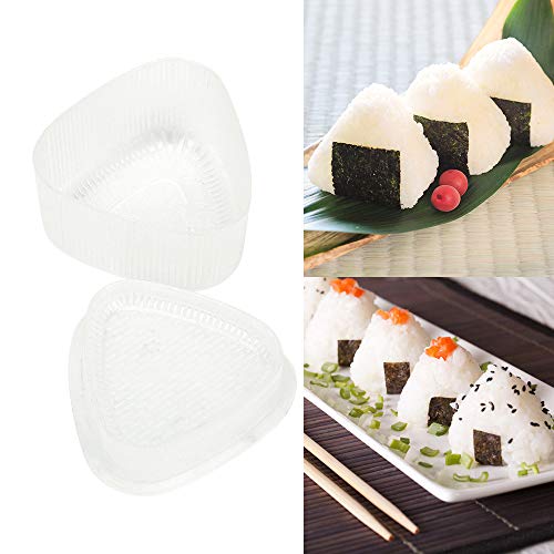 iTimo Sushi-Form, Triangle Rice Ball Maker, Transparent, Kunststoff, 2er-Set von iTimo