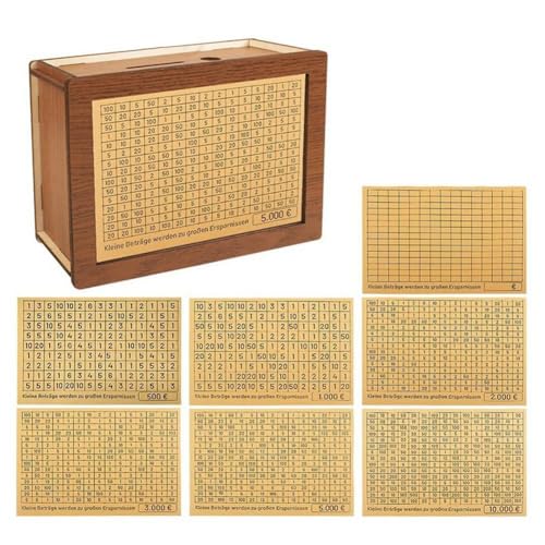 iToQ Retro Spardose Holz Sparschwein Erwachsene Sparschwein Wiederverwendbare Spardose Spardose Spardose 1 Stück iToQ Retro Spardose Holz Sparschwein Erwachsene Sparschwein Wiederverwendbare Spardose Spardose Spardose 1 Stück von iToQ