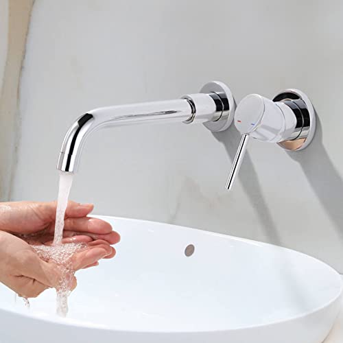 iVIGA Waschtischarmatur, 360° schwenkbar Wasserhahn Bad Unterputz Armatur Waschbecken aus Kupfer mit M24 Perlator wassersparend, chrom iVIGA Waschtischarmatur, 360° schwenkbar Wasserhahn Bad Unterputz Armatur Waschbecken aus Kupfer mit M24 Perlator wassersparend, chrom von IVIGA