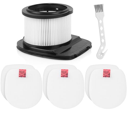 iVanzoll IZ201 Filter für Shark Cordless Stick Staubsauger IZ201EU IZ201EUTIZ201EUTSB IZ251EU IZ251EUT IZ103EUGB Duoclean Anti-Haarwickel Staubsauger (IZ201EU-1+3) von iVanzoll