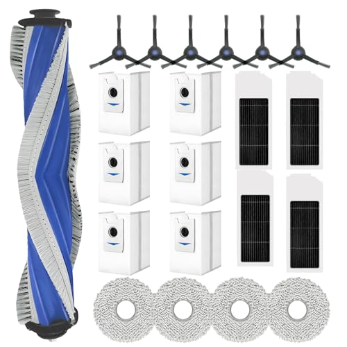 21 Stück Zubehörset für ECOVACS DEEBOT T30 PRO Omni, 1 Gummi-Hauptbürste,4 Filters,6 Seitenbürsten,6 Staubbeutel,4 Wischtücher 21 Stück Zubehörset für ECOVACS DEEBOT T30 PRO Omni, 1 Gummi-Hauptbürste,4 Filters,6 Seitenbürsten,6 Staubbeutel,4 Wischtücher von iVokfat