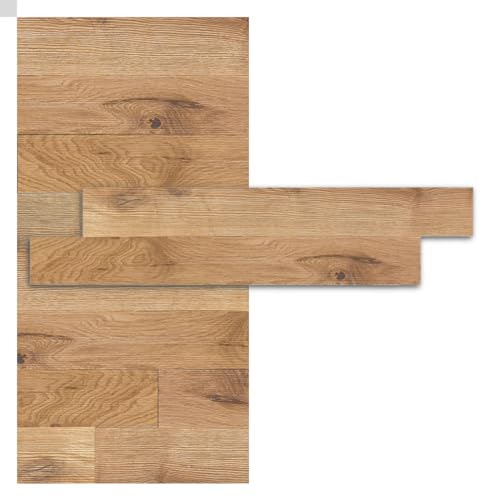 iWerk® Echtholz Wandpaneele selbstklebend | Nachhaltige Wandverkleidung | Holzpaneele für Wand & Decke | Natürliche Echtholzpaneele „Düne“ – 78 × 10 × 0,5 cm iWerk® Echtholz Wandpaneele selbstklebend | Nachhaltige Wandverkleidung | Holzpaneele für Wand & Decke | Natürliche Echtholzpaneele „Düne“ – 78 × 10 × 0,5 cm von iWerk