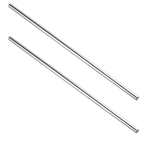 iYueMps 2 Stück 350mm Linearwelle 8mm Durchmesser Linearführung Horizontale Präzisionswelle Linearschiene für 3D Drucker CNC DIY von iYueMps